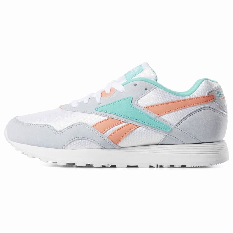 Tenisi Reebok Rapide Dama Albi/Gri/Turcoaz/Roz Romania IM5395VE